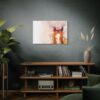 "Axel's Gaze" watercolor image printed on canvas - Image 25