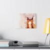 "Axel's Gaze" watercolor image printed on canvas - Image 3