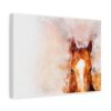 "Axel's Gaze" watercolor image printed on canvas - Image 2