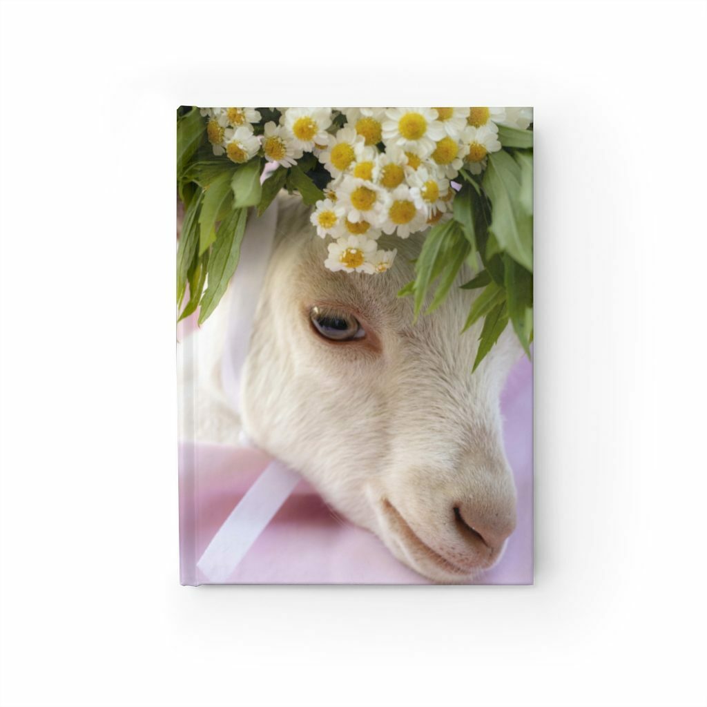 Goat with flowers stationary